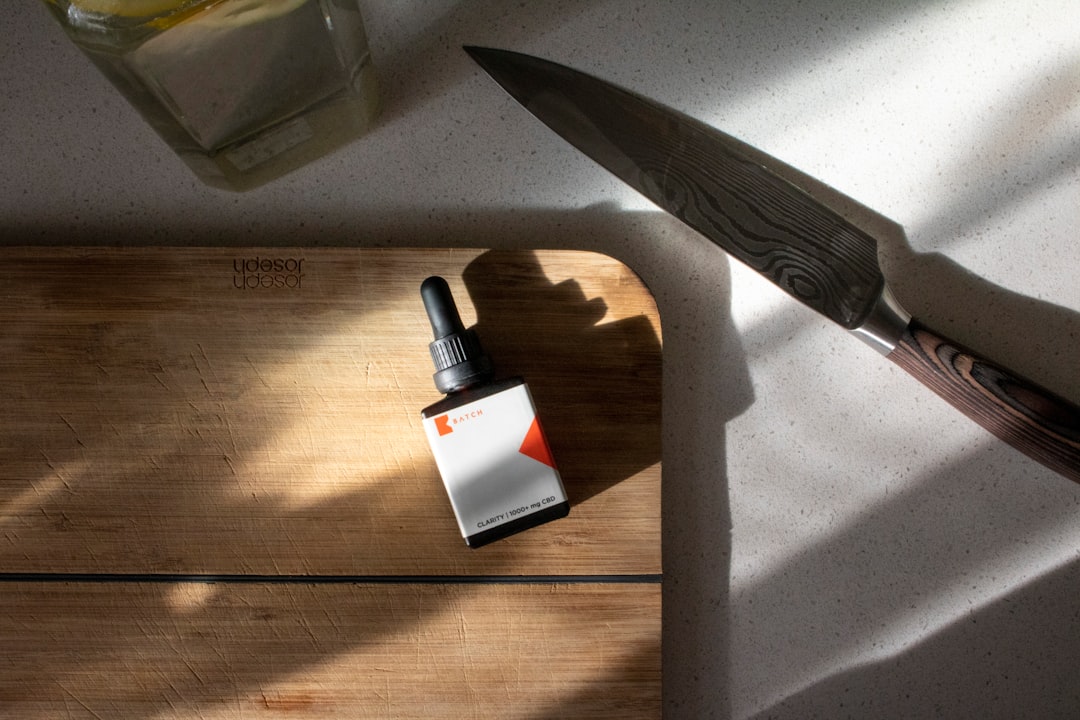 white box mod on brown wooden table